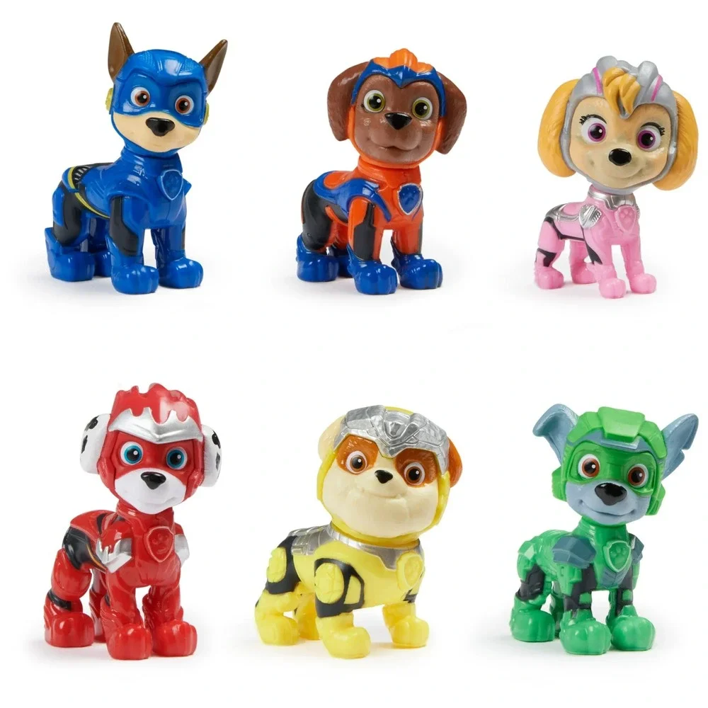 Paw Patrol The Mighty Movie Pups Gift Pack with 6 Collectible Toy Figures NEW - Picture 2 of 11